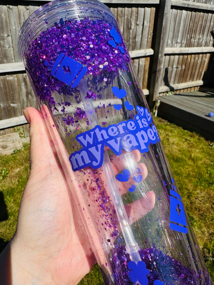 Where is my Vape Acrylic Tumbler