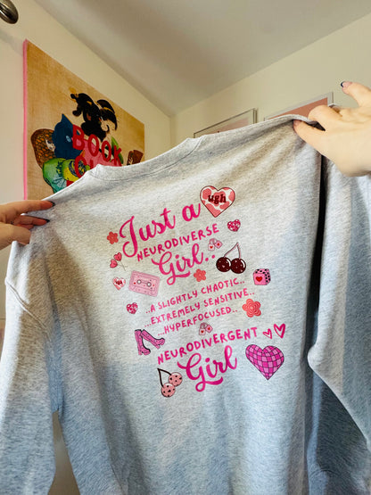 Just A Neurodivergent Girl Sweatshirt