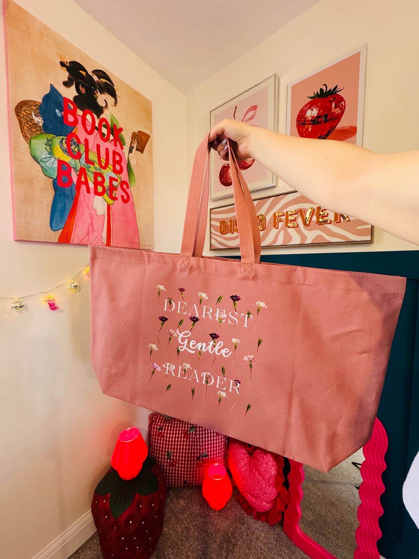 Dearest Gentle Reader Oversized tote